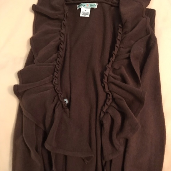 3/4 length sweater cardigan. Sz. M - Picture 6 of 7